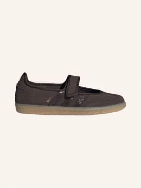 Adidas Originals Baleríny Mary Jane Samba Jane tmavě hnědá
