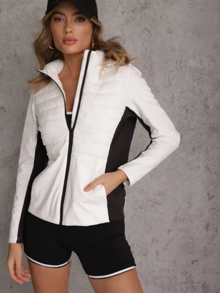 Geacă Salisia albă