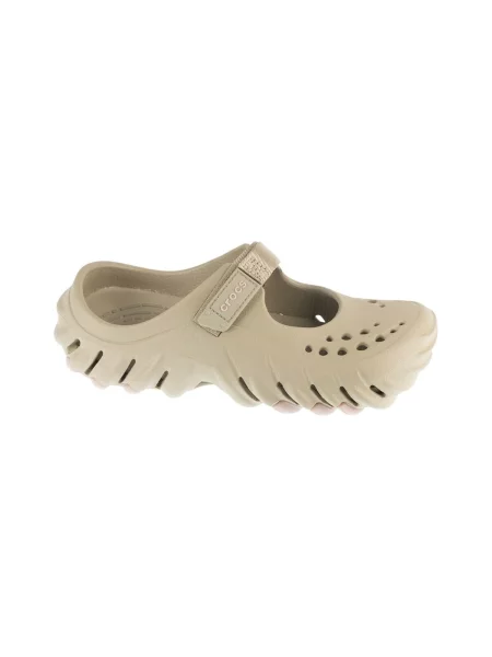 Pantofi cu toc Crocs bej