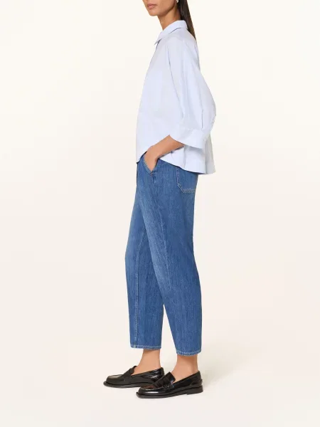 Opus Dżinsy Typu Mom Jeans Lolah Comfy blau niebieskie