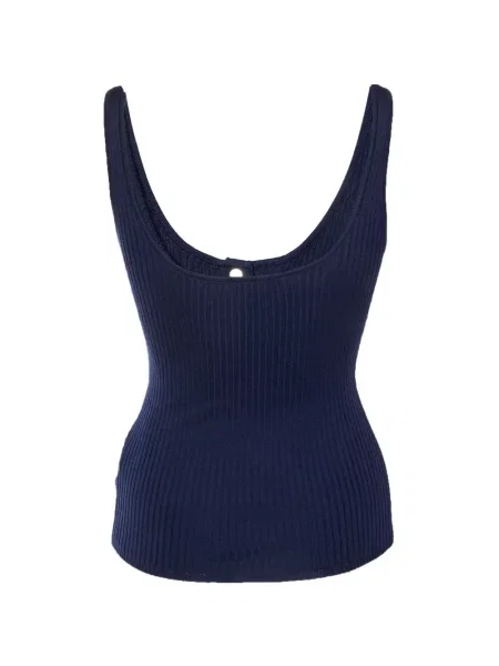 Top Sandro tricotate albastru