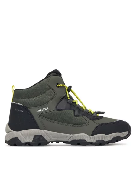 Kotníková obuv Geox zelené