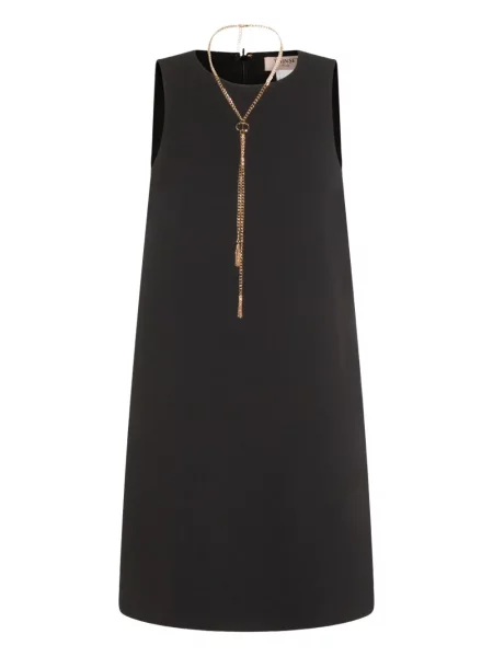 Rochie mini Twinset fără mâneci de costum negru
