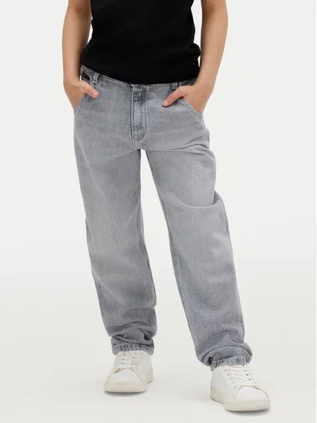 Calvin Klein Jeans Blugi M Bleumarin Wide Leg