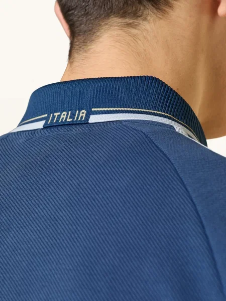 Adidas Tréninková Bunda Figc Itálie černošedá / červená bílá