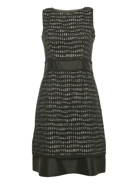 Rochie Carolina Herrera din tweed de costum negru