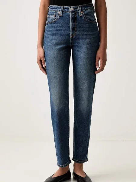 Levi's blugi pentru femei CROP LIGHTWEIGHT albastru