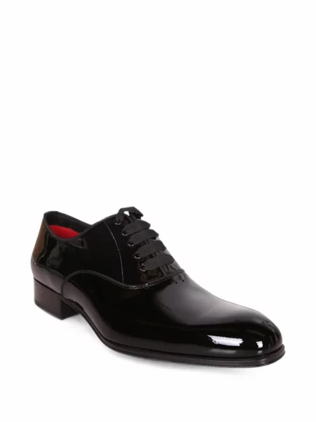 Pantofi Tom Ford cu șireturi din piele negru