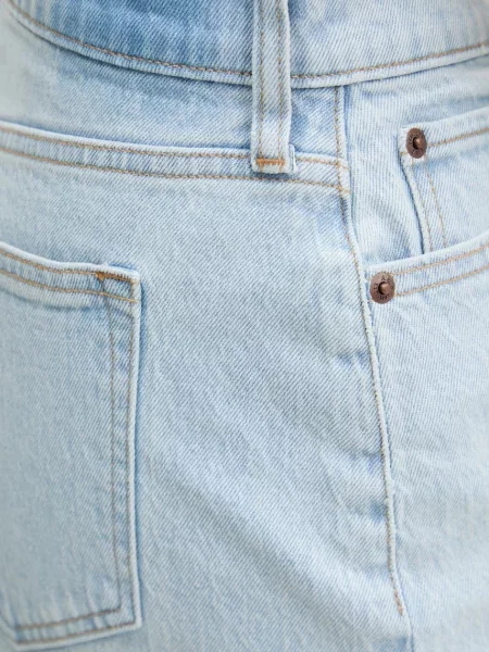 Džínová sukně Abercrombie & Fitch mini modrá