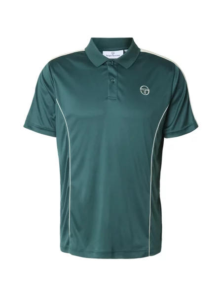 Sergio Tacchini Póló Egeo sötétzöld fehér