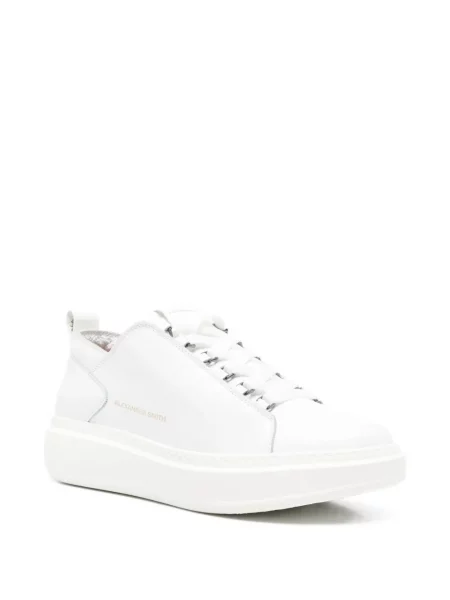 Sneakerși Alexander Smith din piele alb