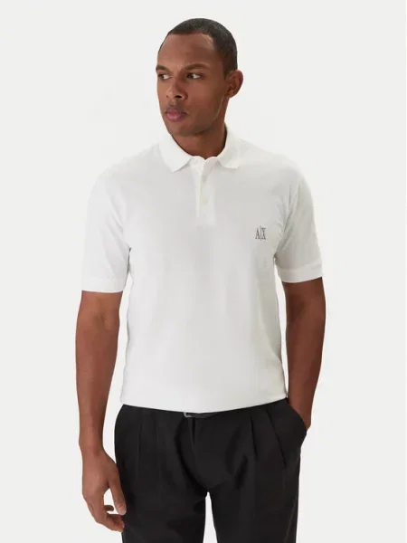 Armani Exchange Polo marškinėliai balta