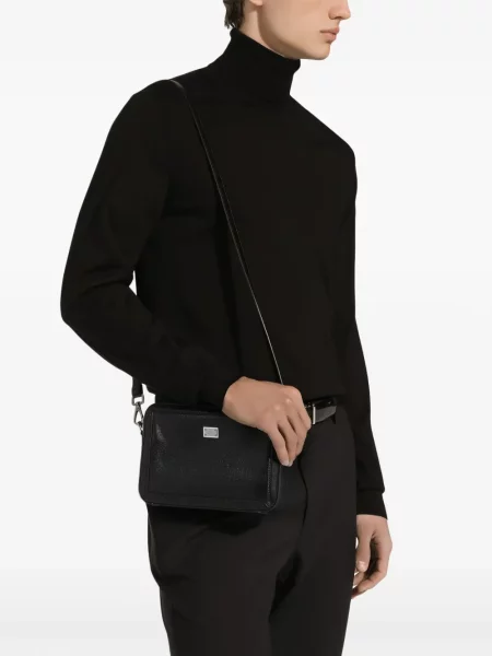Geantă crossbody Dolce & Gabbana negru