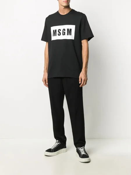 Tricou Msgm cu imagine negru