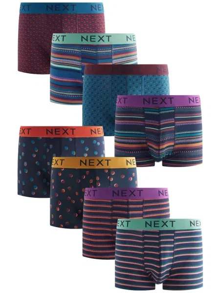 Next Boksarice / petrol / meta / lila / oranžna / bordo rumena