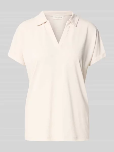 Koszulka polo o kroju regular fit z mieszanki modalu Christian Berg Woman