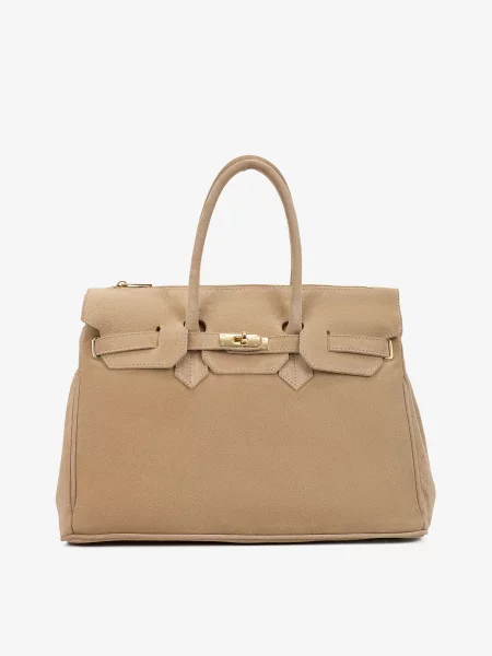 Regina Notte Сумка Замша бежевий