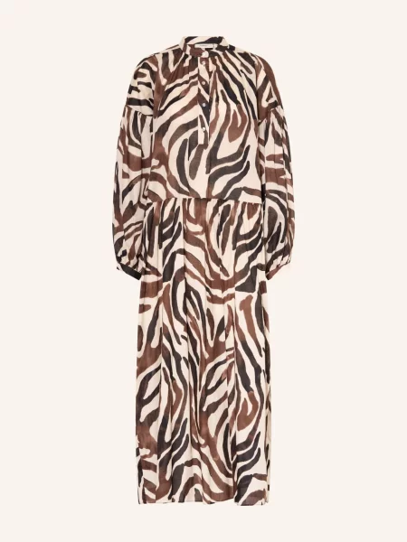 Inwear Šaty Rosalieiw krémová / hnědá černá