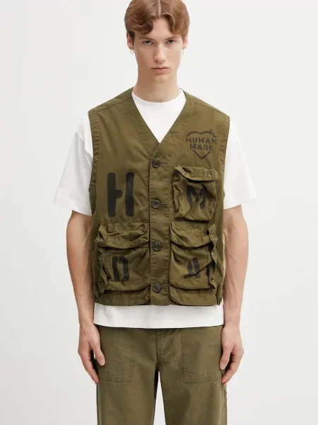 Human Made WOVEN JACKET vestă de bărbați cu