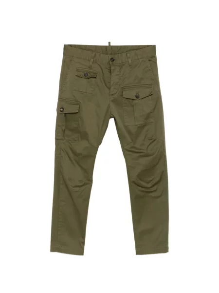Pantaloni cargo Dsquared2 conici verde