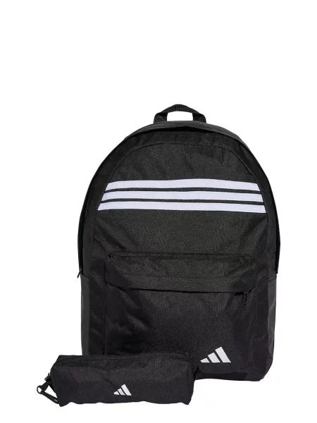 Большой рюкзак Adidas с аппликацией черный