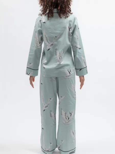 Меланжевая пижама Cyberjammies из модала серая