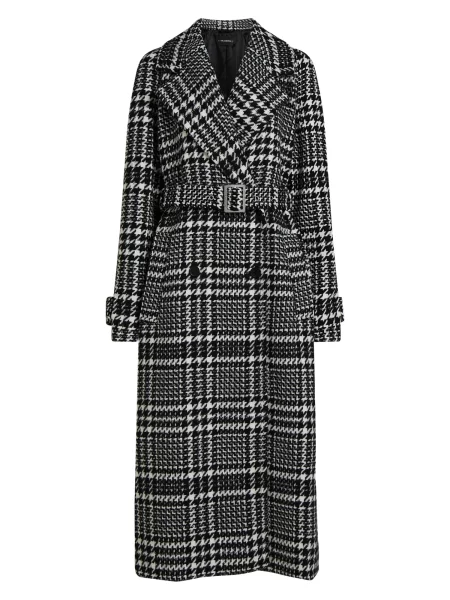 Karl Lagerfeld Palton de iarnă / alb negru