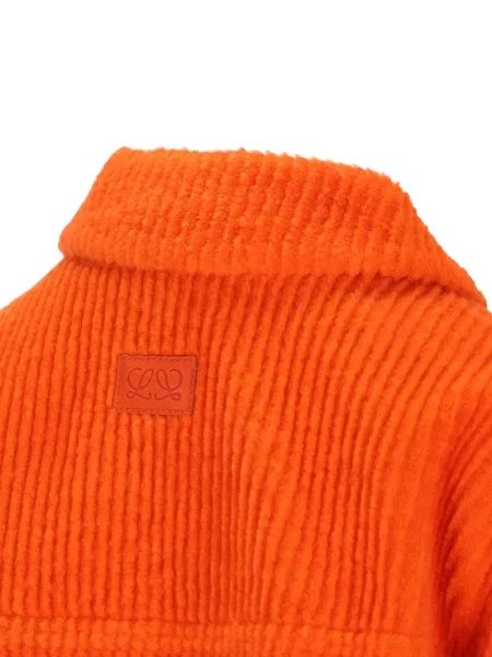 Geacă Loewe de catifea cord portocaliu