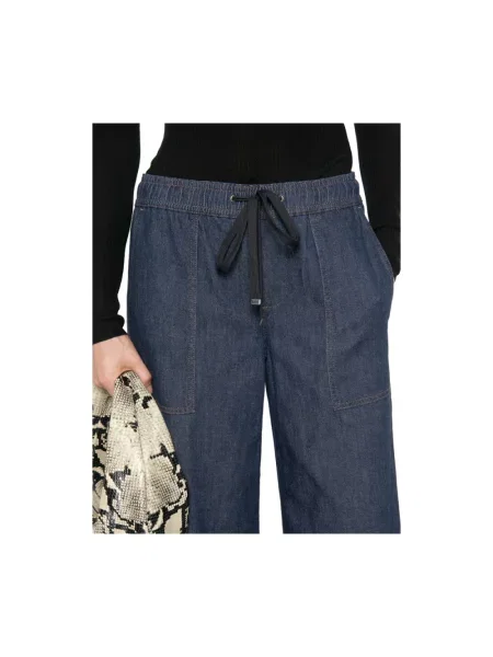 Szerokie jeansy 7 For All Mankind niebieskie