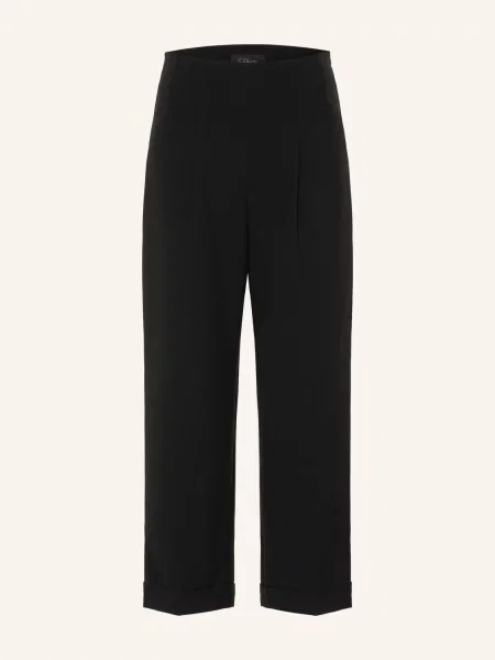 S.Oliver Black Label Kalhoty černá