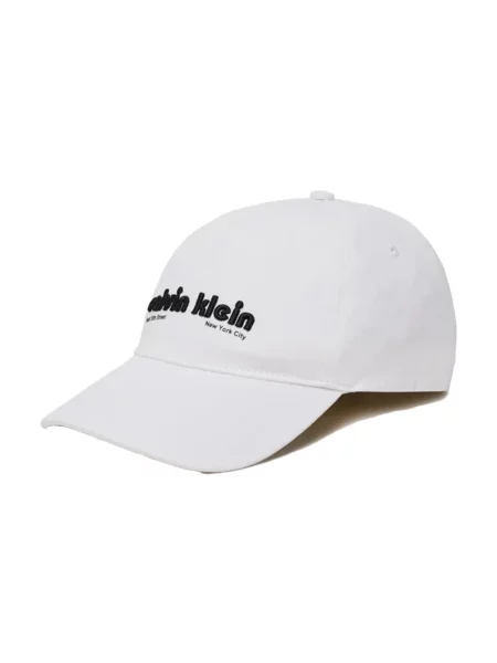 Czapka z daszkiem Calvin Klein Jeans białe