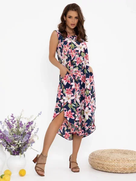 Сарафан ISSA Plus синій