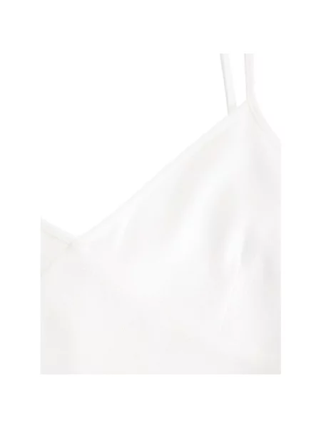 Top Ami Paris z dekoltem w serek biały