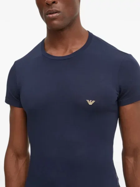 Μπλούζα Emporio Armani με σχέδιο μπλε