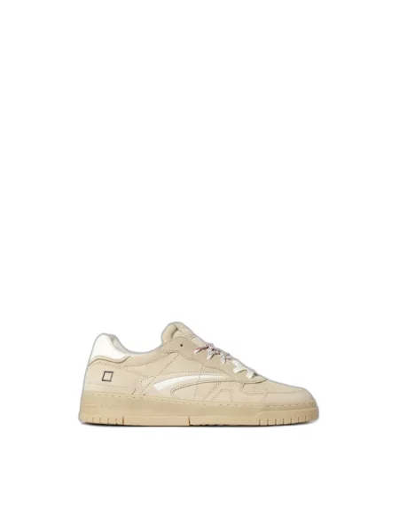 Sneakersy D.a.t.e. zamszowe beżowe