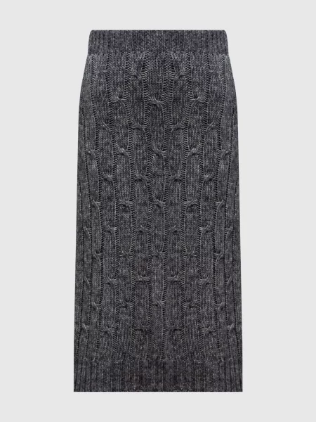 Спідниця OTELLO з вовною альпаки Max Mara сіра