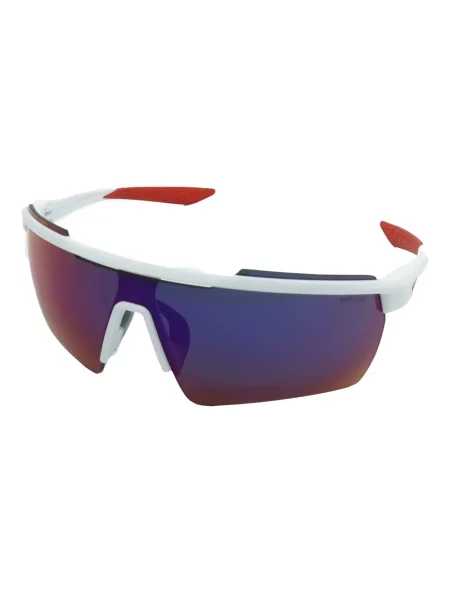 Ochelari de soare Nike cu cordon din jerseu cu imprimeu abstract gri