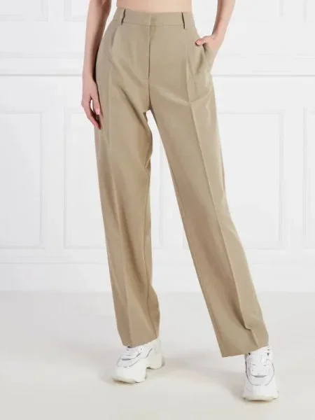 Samsøe Samsøe Pantaloni | Relaxed fit maro