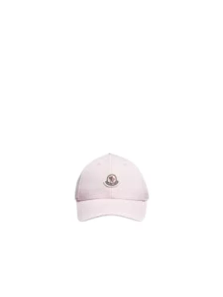 Czapka z daszkiem Moncler z kapturem różowa