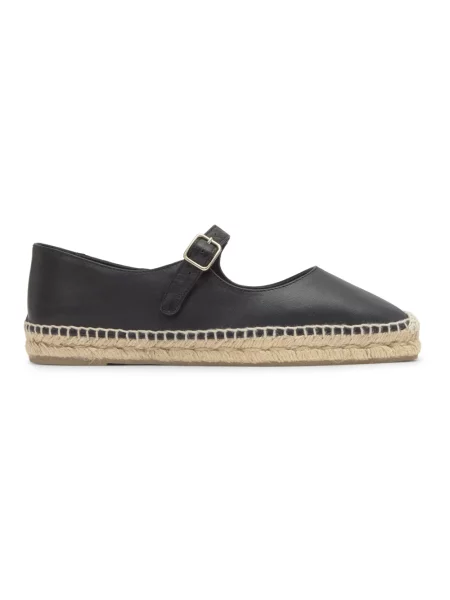 Espadryle Castaner skórzane czarne