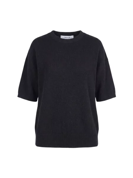 Dzianinowy sweter Jucca czarny