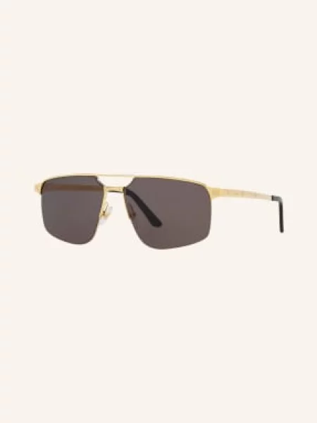 Cartier Okulary Przeciwsłoneczne gold brązowe