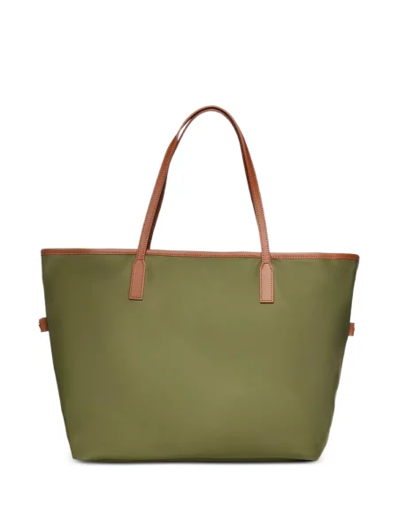 Hímzett shopper táska Mc2 Saint Barth zöld