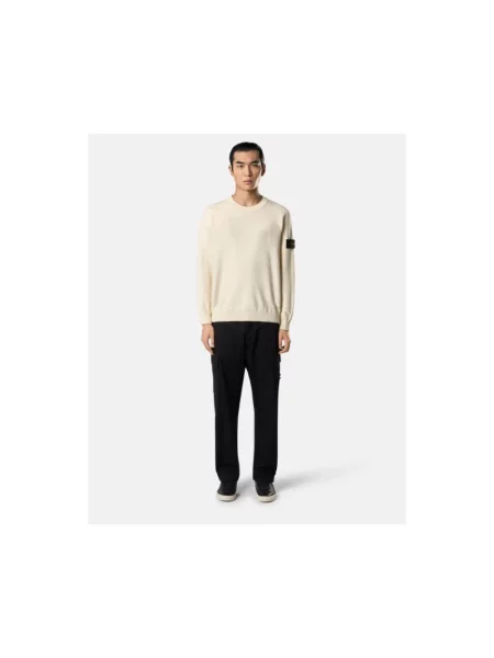 Sweter Stone Island z kamieniami beżowy