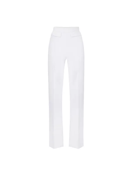 Szerokie spodnie Elisabetta Franchi białe