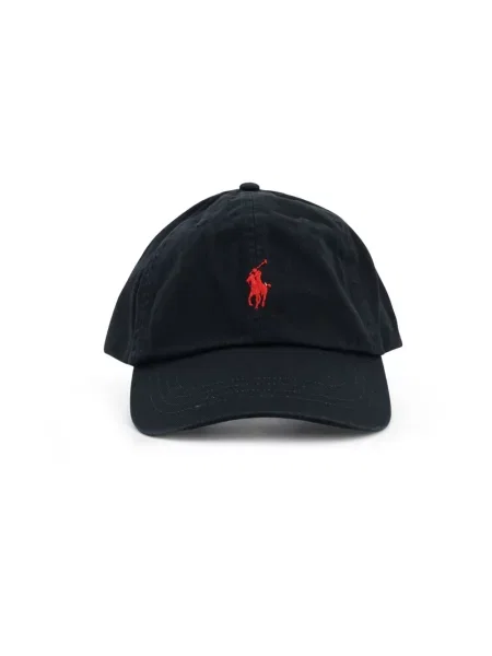 Polo Ralph Lauren czapka z daszkiem gładka czarny