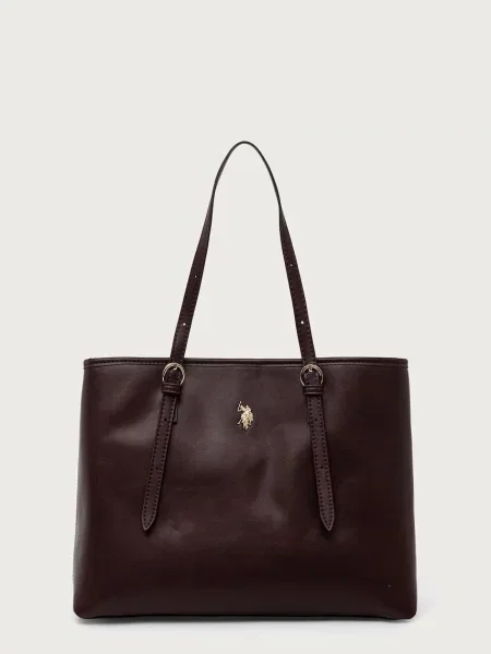 Rucsac U.s. Polo Assn. din piele roșu