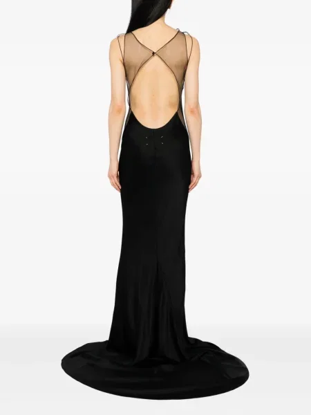 Rochie Maison Margiela din satin negru