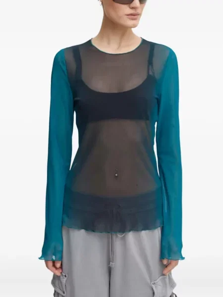 Top Won Hundred lung albastru