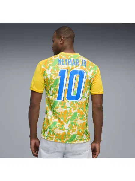 PUMA Neymar Jr koszulka Brazil Passion Odzież S biały